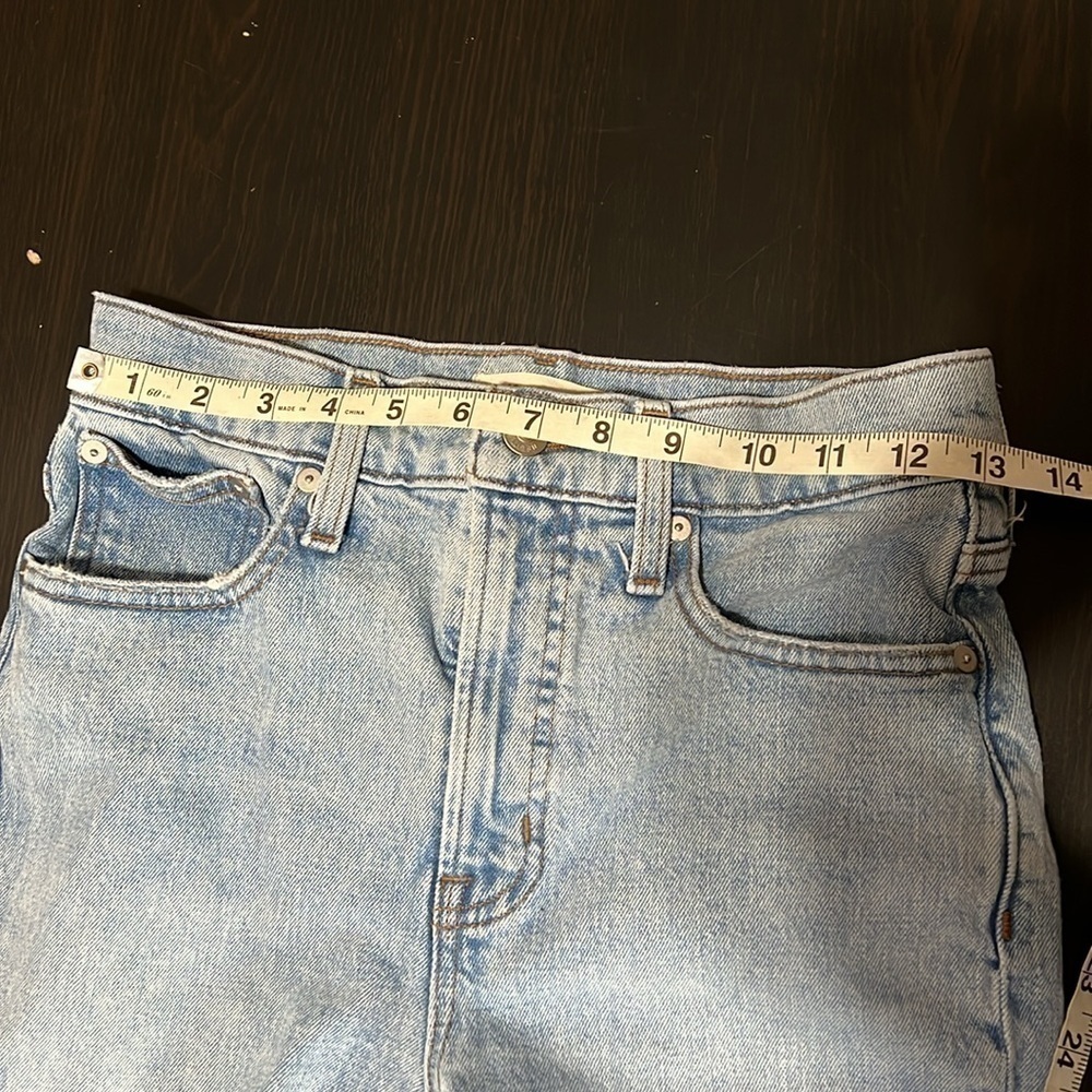 Madewell the perfect vintage crop Jean distressed - Picture 6 of 11